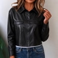 thumbnail image 5 of Antinious Women Fall Winter Jacket Collared Lined Solid Long Sleeve Comfy, 5 of 5