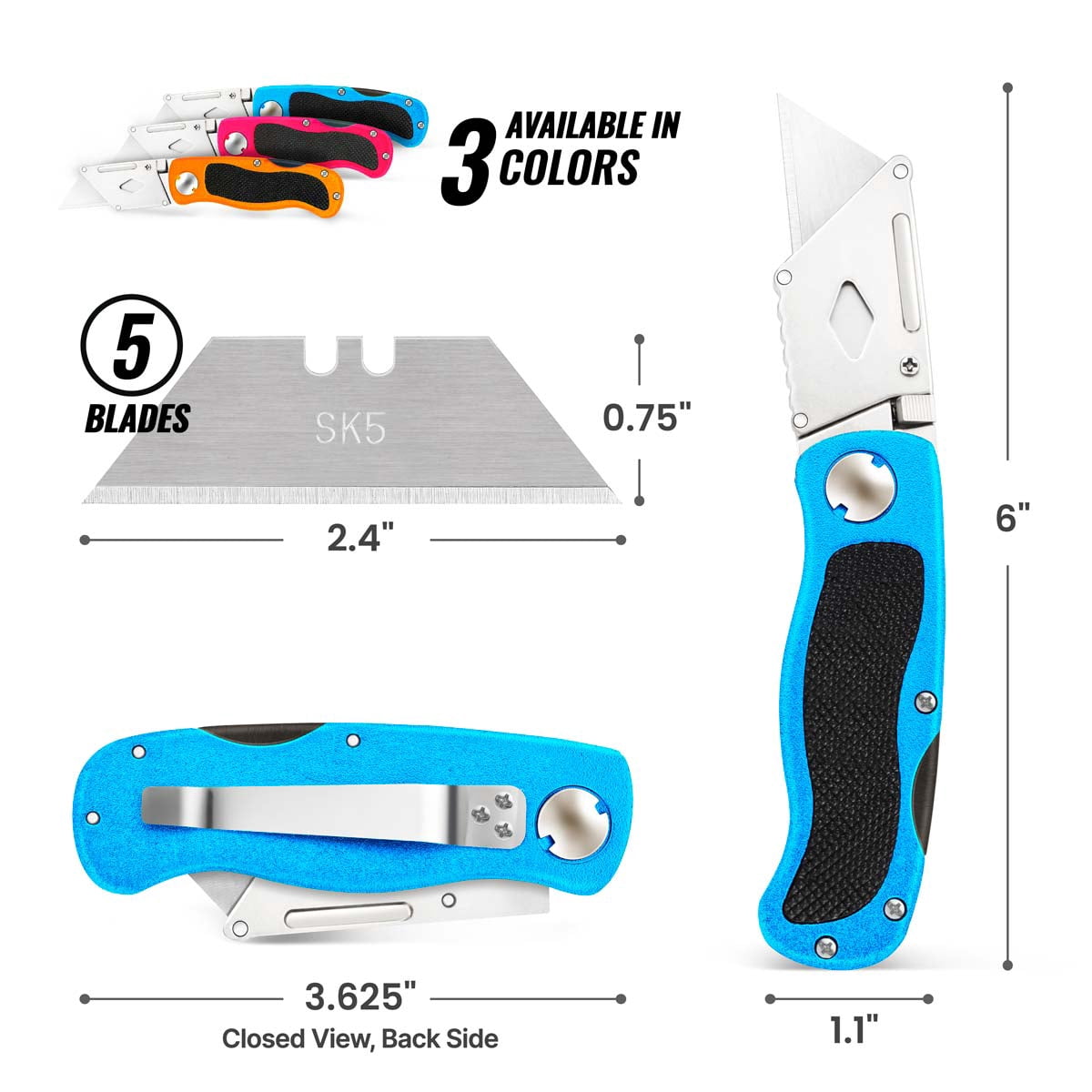 6 in. Folding Utility Knife