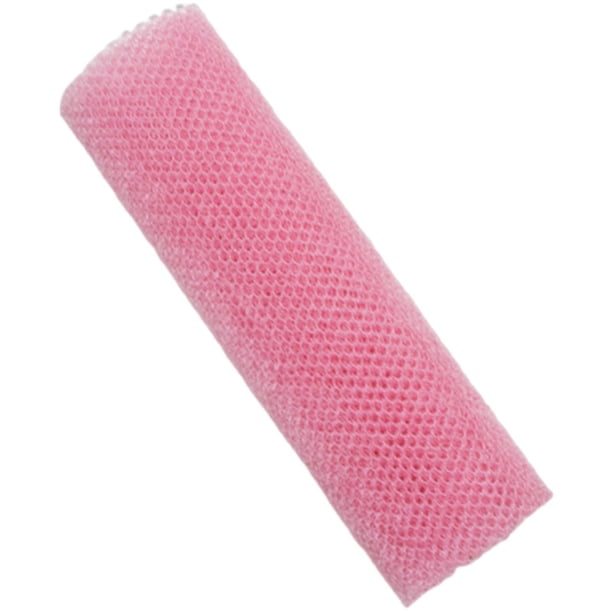 Paño de baño exfoliante Herramienta de limpieza corporal Paño exfoliante de belleza Rosa