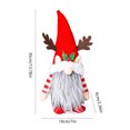 thumbnail image 3 of Decoración de Navidad Enano Decoración de mesa Creativo Enano Rudolph Juguete para fiesta, 3 of 5