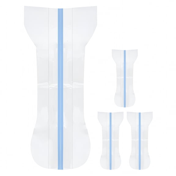 ACDANC 4pcs Waterproof Swimming Pads for Women Clear Hygienic Liners for Women Portable Hygienic Feminine Care Liners for Women Swimming and Daily Use Ladies and Girls