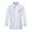 White 2XL, variant on Stand Collar Long Sleeves Single Breasted Patch Pocket Chef Uniform Women Men Service Bakery Breathable Chef Shirt Work Clothing