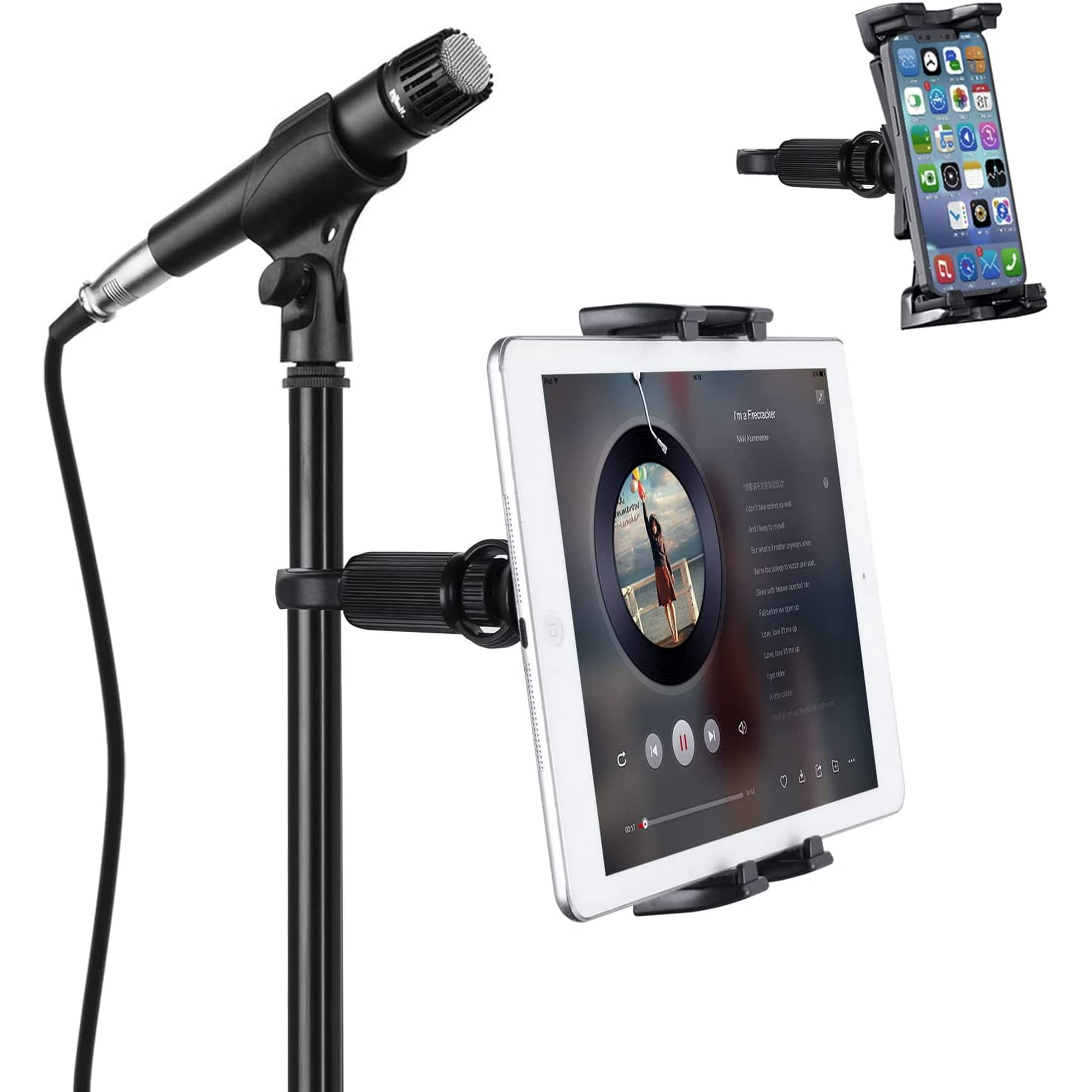 Tablet Mounts for Stands, JUBOR Microphone Tablet Holder, Mic Music Stand for iPad, iPad iPad Air, iPad Walmart Canada