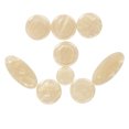 thumbnail image 4 of LOLIPPYY 9 Pcs Boutons Ronds en Mica Blanc pour Réparation de Saxophone Alto Kit d'Entretien, 4 of 8