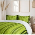 thumbnail image 6 of Ambesonne Forest Duvet Cover Set, Botanical Wild Rainforest, 2-Calking, Apple Green and Olive Green, 6 of 7