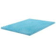 thumbnail image 2 of Continental Sleep, 2" Convoluted Gel Memory Foam Mattress Topper, Full, 2 of 7