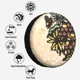 thumbnail image 6 of Kll Bees And Apiary Tire Cover,Universal Wheel Tire Cover For Trailer, Rv, Suv, Truck,Camper And Many Vehicle,(14 Inch), 6 of 7