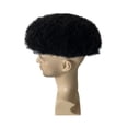 thumbnail image 6 of Afro Kinky Curly Toupee for Black Men 8"x10"  Full Lace Base Double Knots Men Capillary Prosthesis, 6 of 6