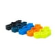 thumbnail image 2 of Paquete de 5 expansores de silicona universales Yuarrent pinzas reutilizables entrenador de mano de fuerza ejercicios banda de resistencia Accesorios para instrumentos musicales, 2 of 6