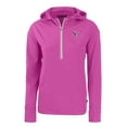 thumbnail image 2 of Women's Cutter & Buck Pink Houston Texans Daybreak Eco Recycled Half-Zip Hoodie, 2 of 3