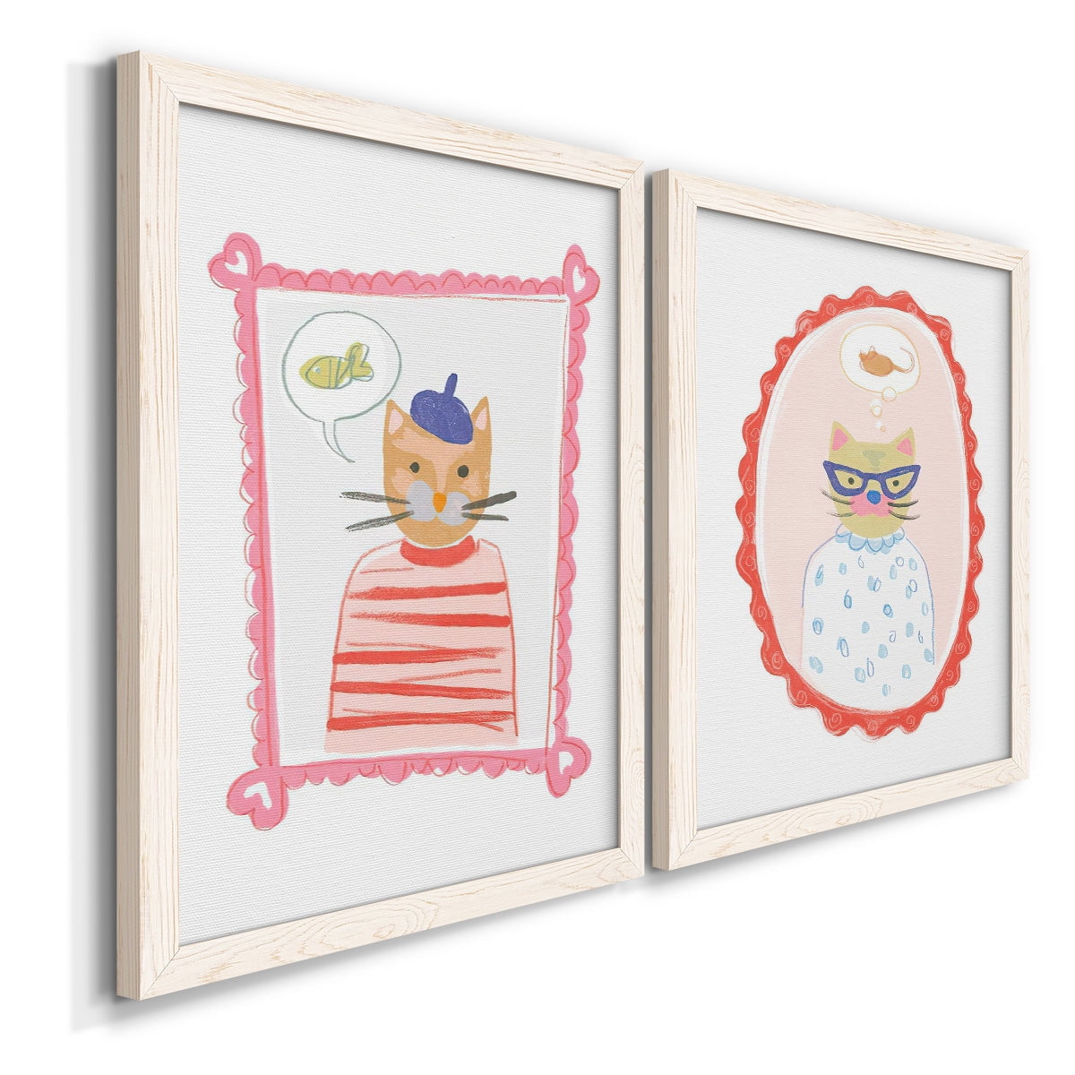 Cameo Characters I - Premium Framed Canvas 2 Piece Set - Ready to Hang