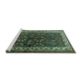 thumbnail image 2 of Ahgly Company Machine Washable Indoor Rectangle Persian Turquoise Blue Traditional Area Rugs, 2' x 3', 2 of 4