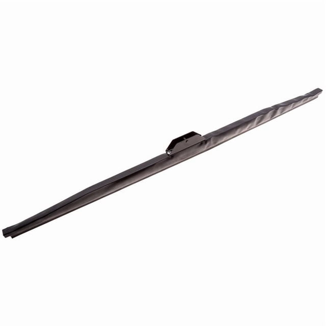ANCO Windshield Wiper Blade W-26 Winter; 26 Inch Length; Single Blade; Without Spoiler; Black; Steel Frame; Natural Rubber Blade; Conventional Style; With Kwik Connect Adapters