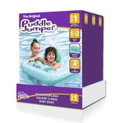 Puddle Jumper WonderSplash Square 3-Ring Inflatable Baby Boat Float, 24-33lbs (11-15kg) Weight Capacity