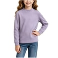 thumbnail image 6 of YUANxueke Boys Cotton Tee Shirts Casual Long Sleeve Crewneck Basic Solid Color Soft Comfy T-shirts for 4-16 Years, 6 of 8