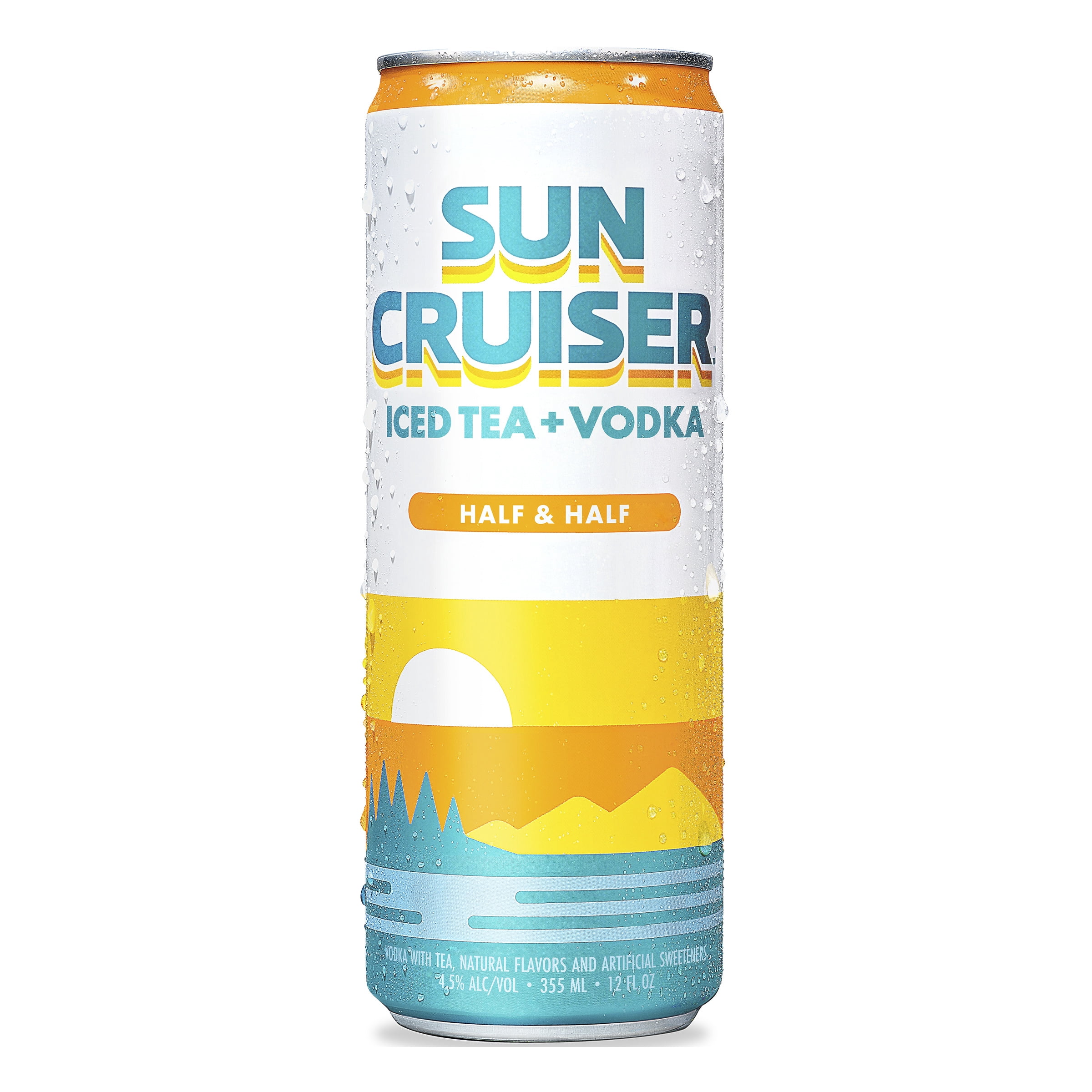 Sun Cruiser Iced Tea Vodka, Half & Half, 8 pack, 12 fl. oz. Cans, 4.5% ABV