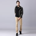 thumbnail image 3 of Chaquetas de algodón puro para hombre Chaquetas de trabajo informales, 3 of 7