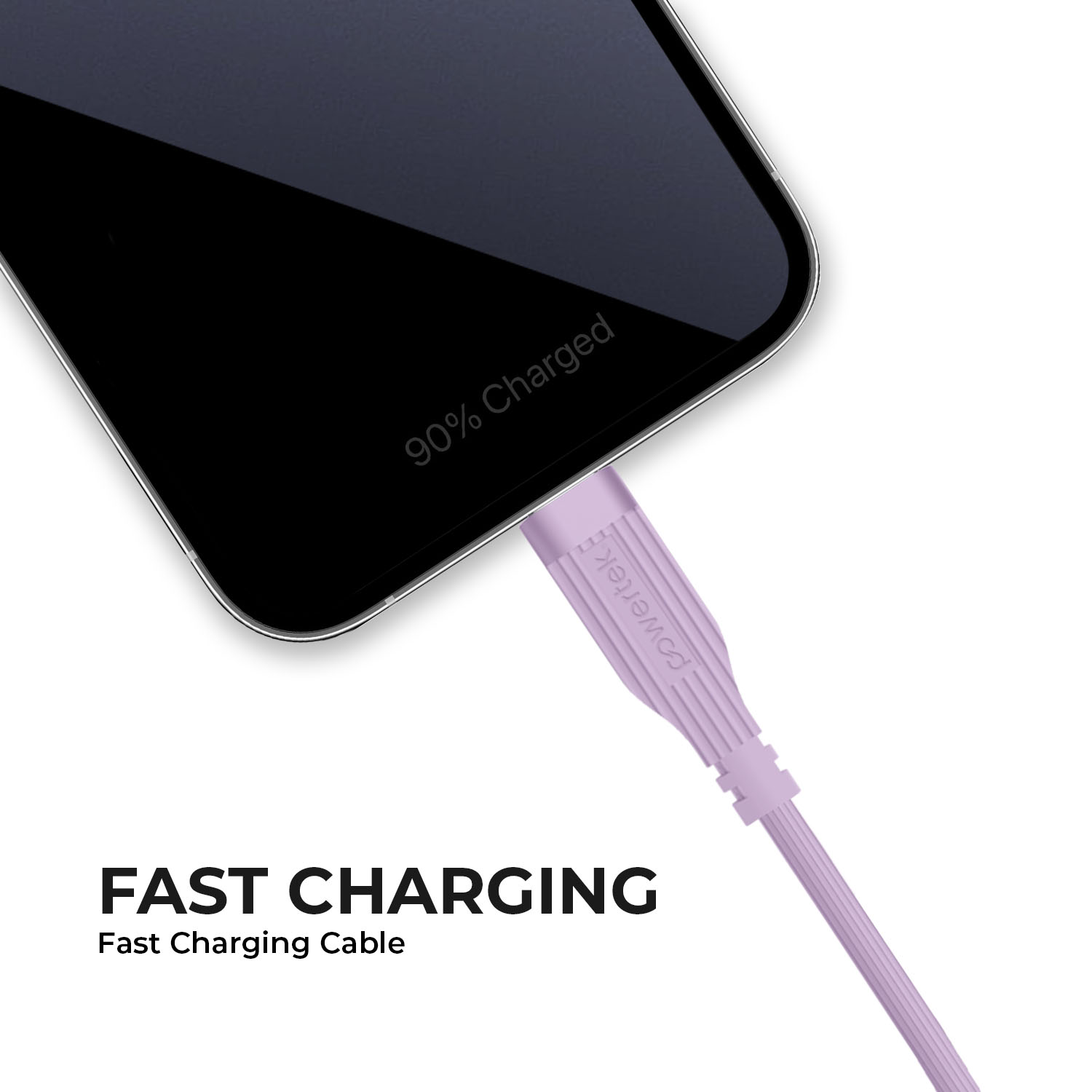 Liquipel Powertek Retro USB-C to USB-C - Pink