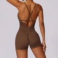 thumbnail image 3 of Chándal para mujer, conjunto de Yoga, monos de una pieza, ropa deportiva para mujer, ropa de entrenamiento para gimnasio, traje elástico para Fitness, traje de Yoga, 3 of 5