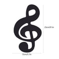thumbnail image 2 of Glue Points, Music Party Banner With Eco-Friendly Coating, Home Decorative Wood Musical Notes For Office Or Hotel, 2 of 6