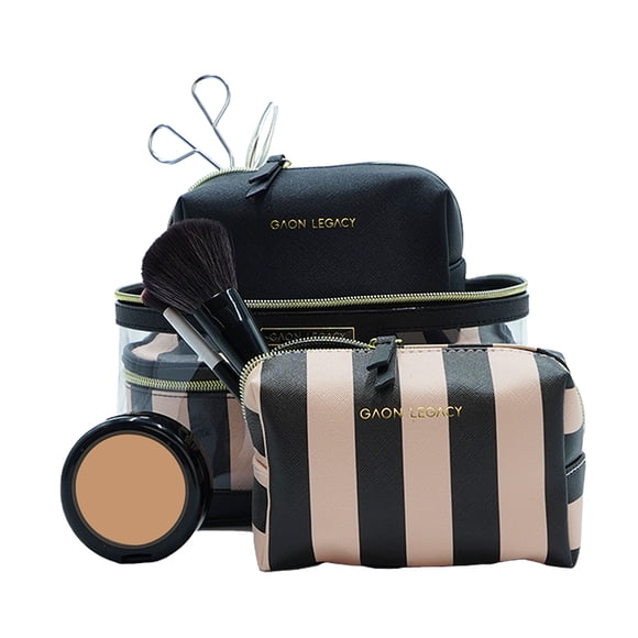 Cosmetiquera Bolsa de maquillaje para mujer neceser de viaje set de 4 piezas