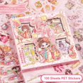 thumbnail image 1 of 100 Sheets Trendy Capybara Animal Stickers Waterproof Non-Repeating Kids Sticker Cartoon Cute Suitcase Decal Children, 1 of 7