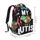 thumbnail image 2 of Balery I Love My Autism Mochila Escolar Impresa, Mochila Ligera para Viajes Casual, Mochila Duradera y Cómoda Multifuncional, Mochila para Laptop-One Size, 2 of 5