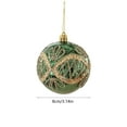 thumbnail image 3 of Green Christmas Balls Decorations Glitter Shatterproof Christmas Ornaments Xmas Hanging Baubles for Tree, Garland, Wreaths, Holiday Party Decor, 3 of 6
