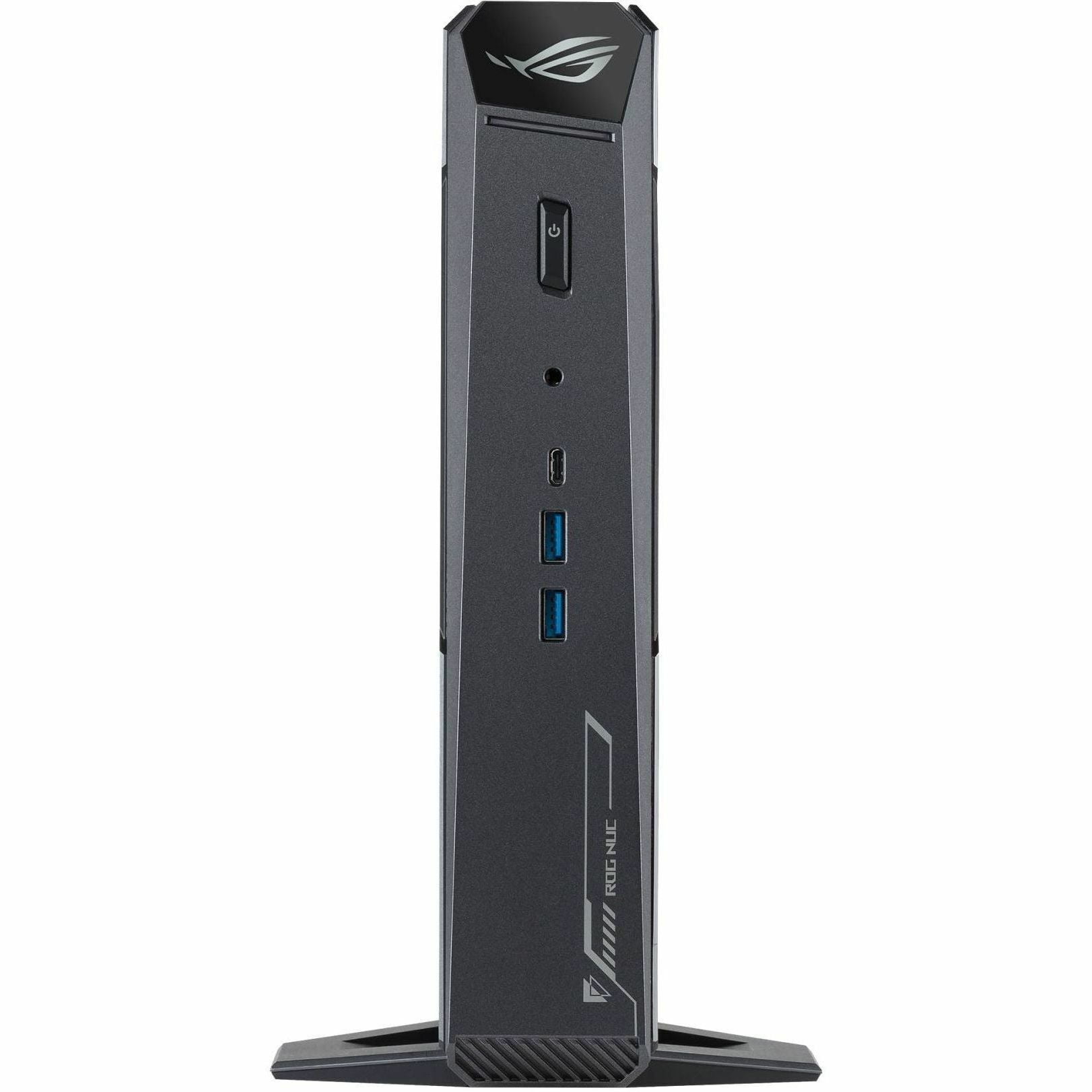 ROG NUC (2025) Gaming Mini PC with Intel Core Ultra 9 (Series 2) ARL-HX CPU, NVIDIA GeForce RTX 5080 Mobile GPU, 32GB DDR5 RAM, 2TB NVMe SSD, Thunderbolt 4, triple-fan cooling, and ARGB lighting