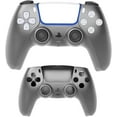 thumbnail image 1 of Replacement Shell for PS5, DIY Replacement Controller Housing Shell Case Set Front and Back Cover for Playstation 5 Dualsense Controllers (Grey)(Steel Ash), 1 of 7