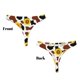 thumbnail image 3 of Fotbe Cow Print Sunflower Tanga Sin Costuras para Mujer con Estampado – Panties Invisibles, Transpirables y Cómodos para Uso Diario-Medium, 3 of 6