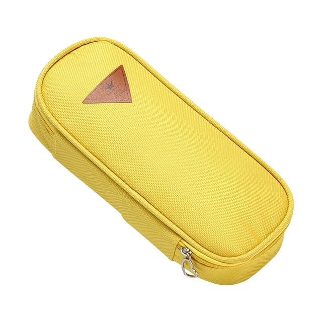 Estuche de lona para lápices,bolsa de gran capacidad,bolsa de almacenamiento transparente para artículos de papelería,lindo organizador para la escuela,la oficina y el hogar.Guarda bolígrafos,