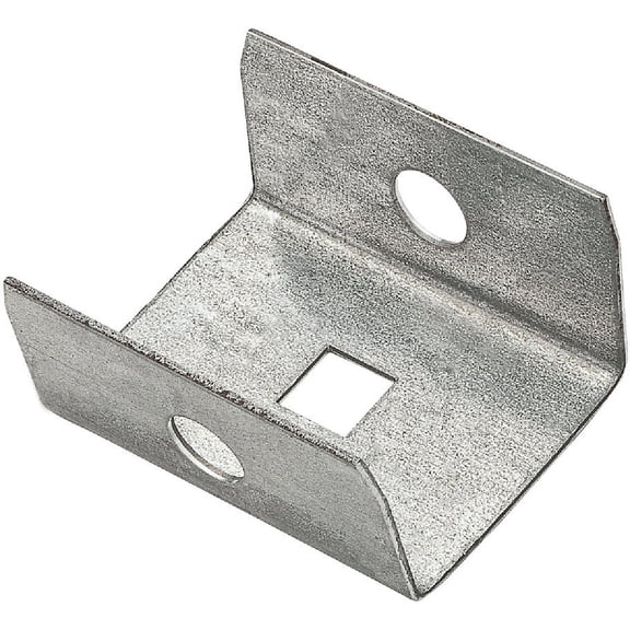 National Hardware - 51EDBC Box Rail End Cap - Galvanized