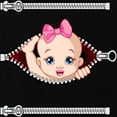 thumbnail image 2 of CafePress - Cute Baby Peeking Maternity T Shirt - Maternity Dark T-Shirt, 2 of 3