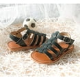 thumbnail image 2 of Girls Sandal Open toe Strap Toddler Summer Shool Flats, 2 of 7