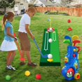 thumbnail image 4 of Set de golf Letapapa para niños pequeños con palos, pelotas de 3 a 6 años, azul, 4 of 6
