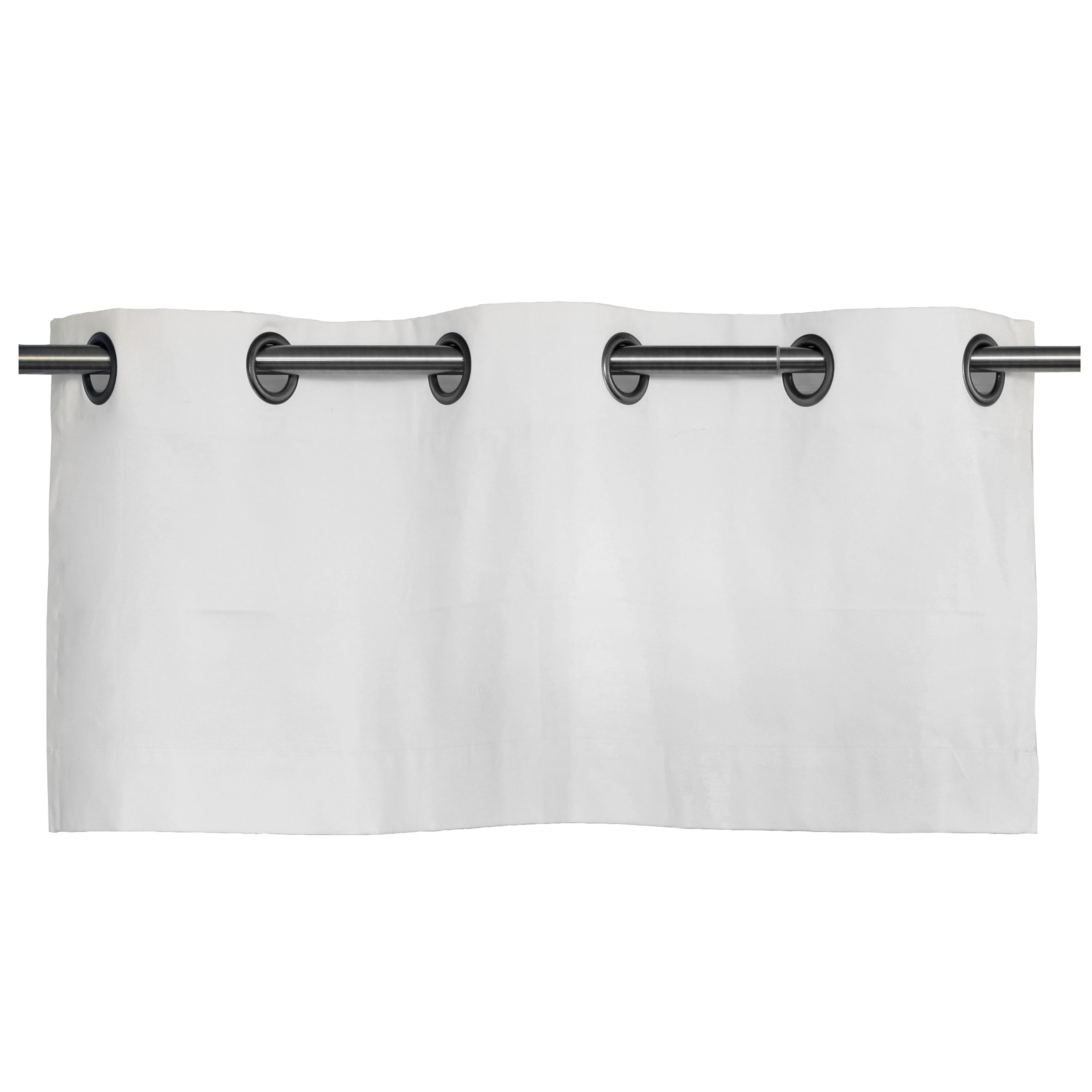 Winmate Insulated Cotton Grommet Valance 40" x 15" in White