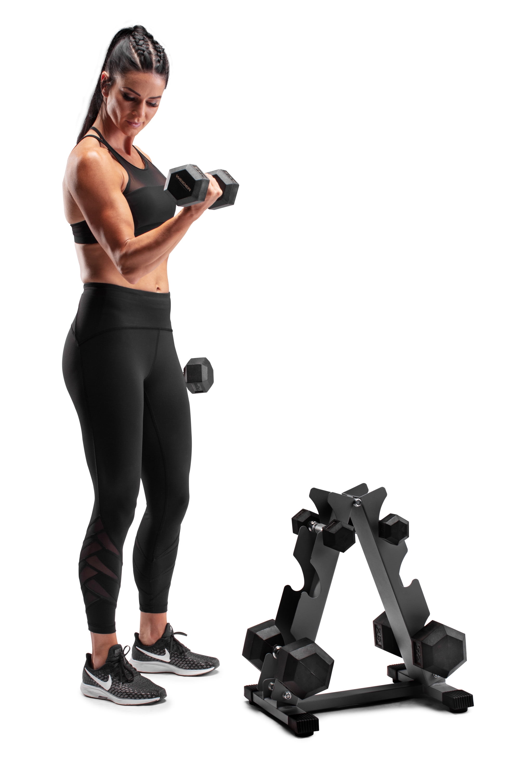 Weider two tier weight rack sale