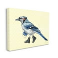 thumbnail image 3 of Stupell Industries Blue Jay Bird Combat Boots Retro Tape Cassette Graphic Art Gallery Wrapped Canvas Print Wall Art, Design by Amelie Legault, 3 of 7