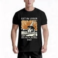 thumbnail image 6 of Funny "GET IN LOSER WE'RE PLAYING D&D" Graphic Tee | Men'S Dungeons & Dragons T-Shirt, Machine Washable, Casual All-season Long Sleeve Crew Neck Shirt for Tabletop Gaming Sessions, Perfect Gift, 6 of 7