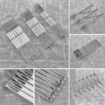 thumbnail image 5 of Cortador de masa, divisor de pasteles, acero inoxidable, 7 ruedas, rueda de masa ajustable, múltiples especificaciones, plata Ty, 5 of 5