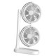 thumbnail image 5 of Ventilador de escritorio, ventilador de mesa, ventilador de refrigeración ajustable, 3 velocidades, ventilador portátil silencioso de doble cabezal, 5 of 8