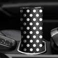 thumbnail image 6 of Black & White Dots 20 Oz Insulated Stainless Steel - Double Wall Vacuum Coffee- Insulated Travel Coffee Mug, 6 of 7