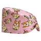 thumbnail image 2 of Gorros de trabajo con estampado de enfermera quirúrgica con estilo, gorros de trabajo elásticos odontología, gorro para fregar, gorro B Macarena Sombreros abultados, 2 of 6
