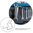 thumbnail image 3 of LABSERRON Support d'Outils Robuste Crochet pour Panneau Perforé Rangement d'Outils en Acier Inoxydable pour Atelier 1 Ensemble, 3 of 8
