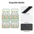 thumbnail image 4 of Lsque Books Print 4-Piece Floor Mats, Heavy-Duty Rubber Liners, Anti-Slip Design, All-Season Automotive Protection, Vehicles, Cars, Trucks, and SUVs, 4 of 7
