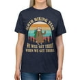 thumbnail image 3 of Sloth Hiking Team: We Will Get There When We Get There Tri-Blend T-Shirt, 3 of 4