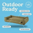 thumbnail image 5 of Vibrant Life Large Durable Sofa Pet Bed, Olive, 36" x 27", 5 of 11