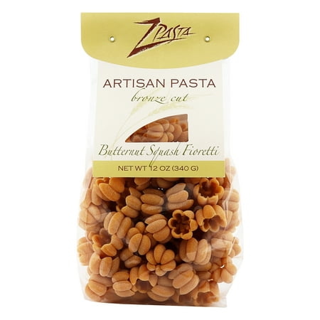 ZPasta Butternut Squash Fioretti - Bronze Cut Artisan Pasta 12 (Best Sauce For Butternut Squash Ravioli)
