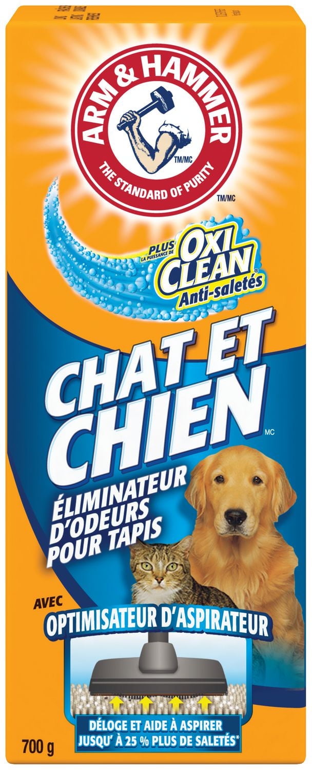 ARM & HAMMER® Plus OxiClean® Pet Fresh® Carpet Odour Eliminator, 700g, Keep pet areas in your home smelling fresh with ARM & HAMMER® Plus OxiClean® Pet Fresh® Carpet Odour Eliminator!